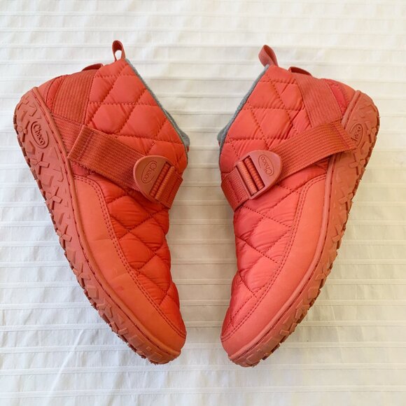 Chaco Ramble Puff Shoe • Orange • Men’s 10 / Women's 12 - Picture 1 of 10